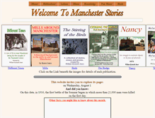 Tablet Screenshot of manchester-stories.co.uk
